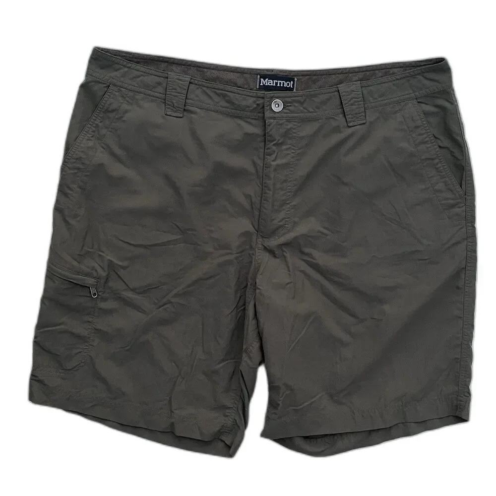 Marmot Hiking Cargo Shorts Mens Size 40 Lightweight Stretch Trekk Camping Trail